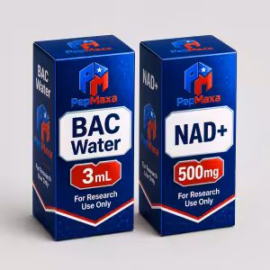1- BAC Water 3 mL And 1- NAD+ 500 mg - Bundle